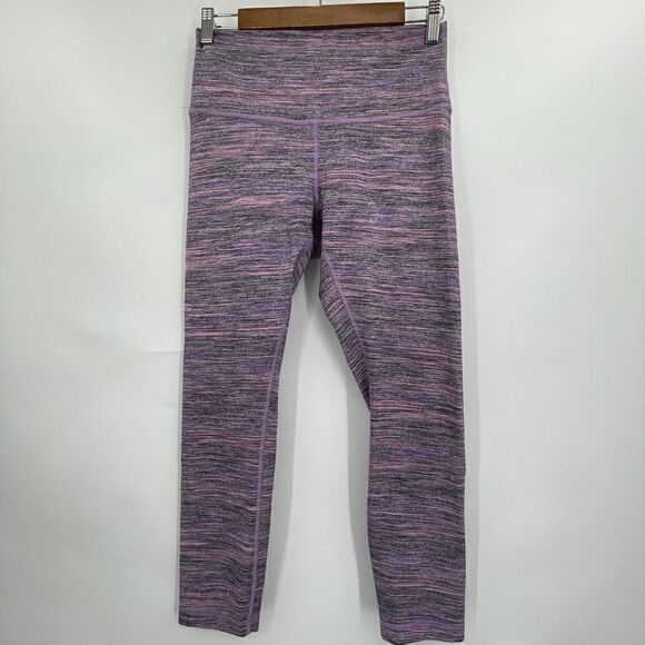 Lululemon Multicolor High Waisted Striped Align Leggings Size 8 - Picture 1 of 5